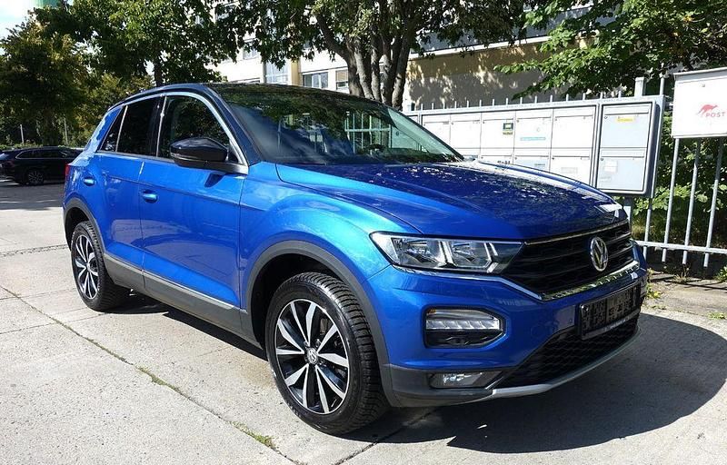 Ravenna blau Gebraucht 2020 VW T-Roc Style SUV | 17.695 € (Superpreis) - Bild 1/4