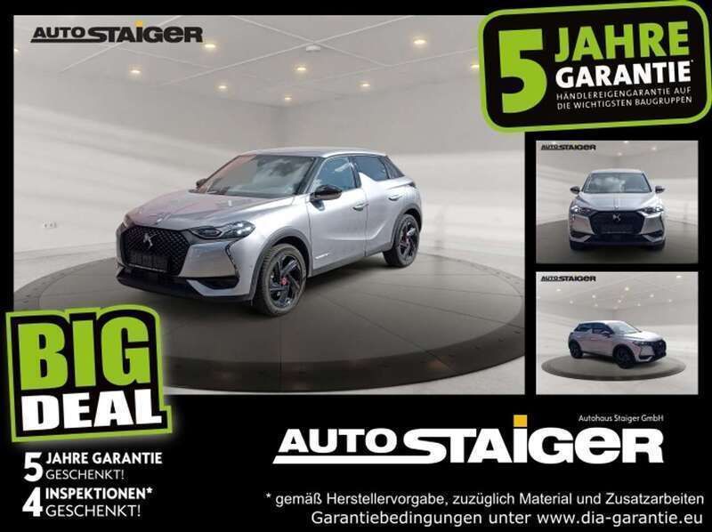 Lack grau artense/typ aussenverklei Gebraucht 2022 DS Automobiles DS3 Crossback E-Tense Performance Line Plus SUV | 17.999 € (Guter Preis) - Bild 1/4