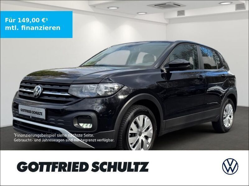 Schwarz Gebraucht 2021 VW T-Cross Basis SUV | 17.490 € (Fairer Preis) - Bild 1/4