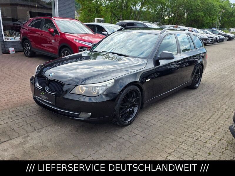 Schwarz Gebraucht 2009 BMW 520 Lifestyle Limousine | 7.950 € (Etwas zu teuer) - Bild 1/4