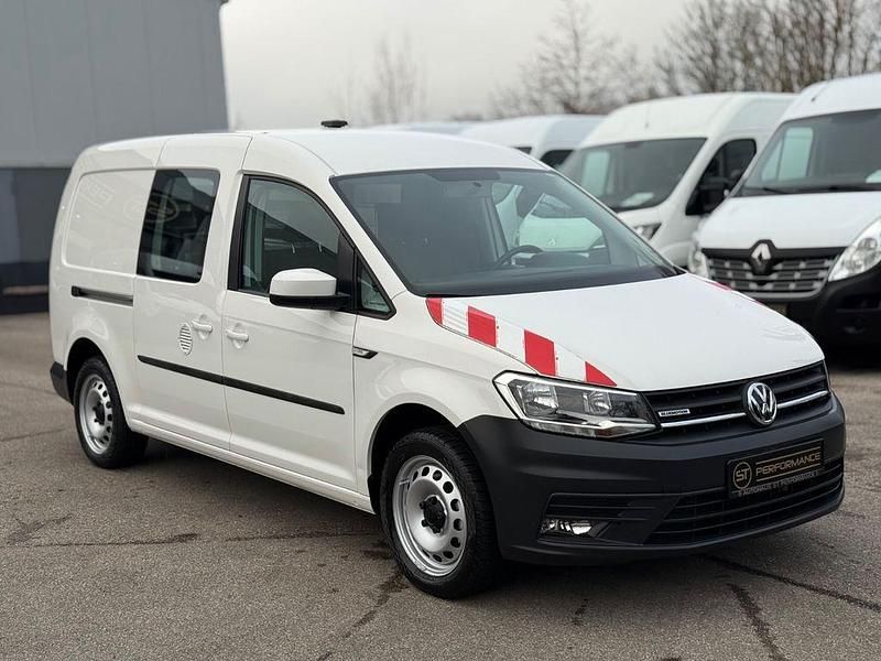 Gebraucht VW Caddy Maxi 110 PS (80 kW) 2019 Weiß Van / Kleinbus