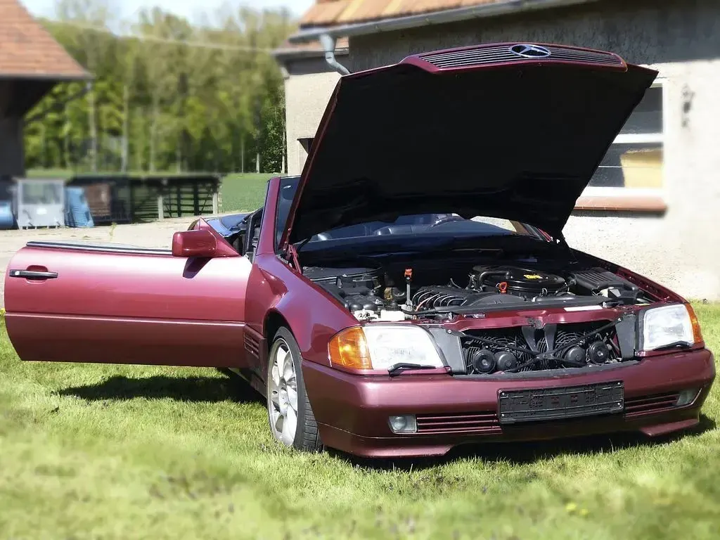 Gebraucht Mercedes SL300 190 PS (139 kW) 1991 Rot Cabrio