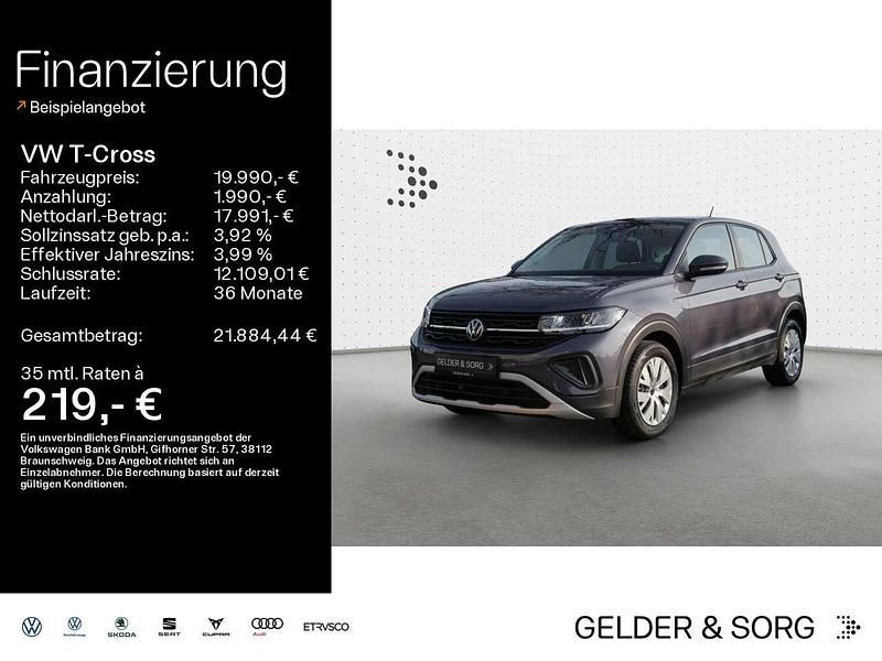 Gebraucht VW T-Cross 95 PS (69 kW) 2025 Grau SUV