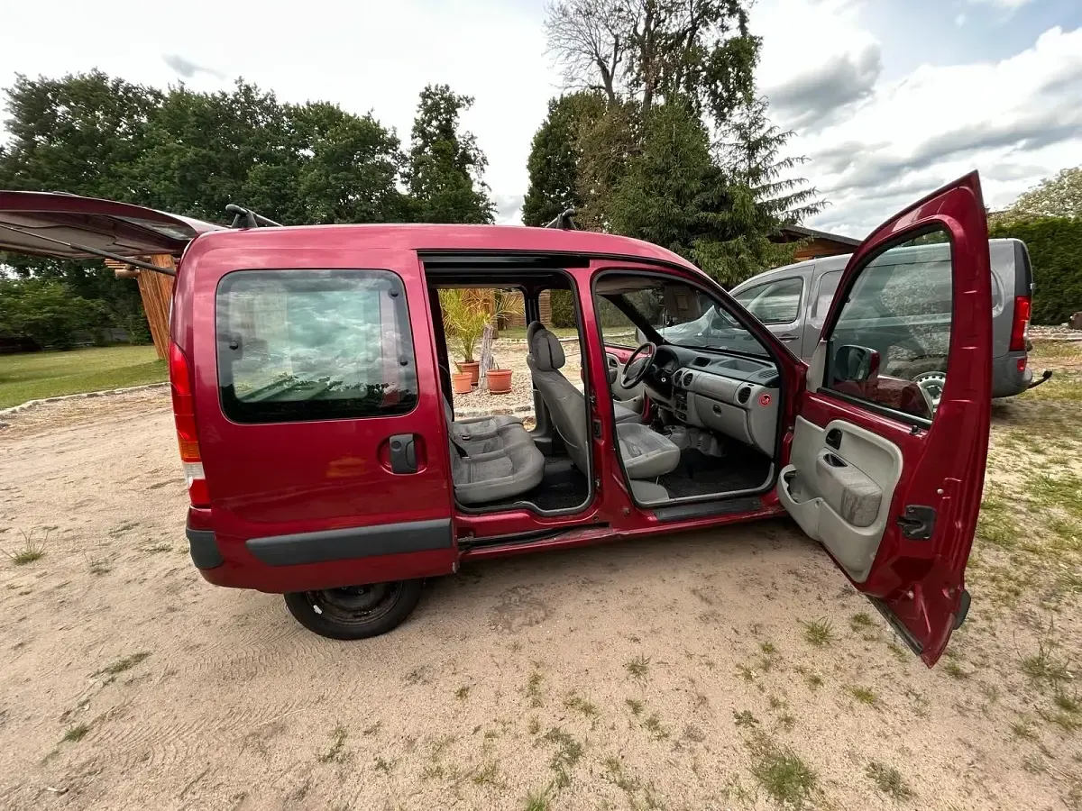 Gebraucht Renault Kangoo 65 PS (47 kW) 2004 Rot Van / Kleinbus