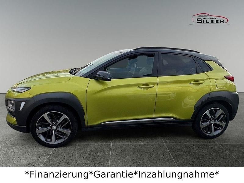 Gebraucht Hyundai Kona Style 177 PS (130 kW) 2018 Gelb SUV
