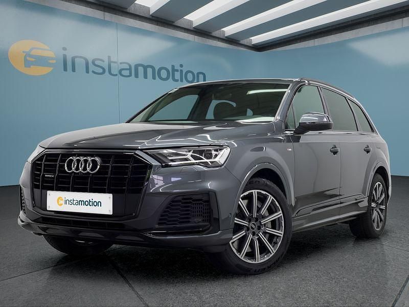 Grau Gebraucht 2021 Audi Q7 S-Line SUV | 49.449 € (Fairer Preis) - Bild 1/4
