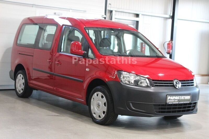 Rot Gebraucht 2013 VW Caddy Maxi Van / Kleinbus | 8.750 € (Fairer Preis) - Bild 1/4