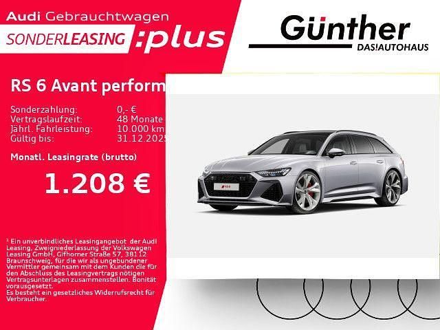 Silber Gebraucht 2024 Audi RS6 Performance Kombi | 111.997 € (Guter Preis) - Bild 1/4