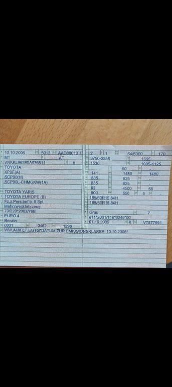 Gebraucht Toyota Yaris 87 PS (63 kW) 2006 Silber Limousine