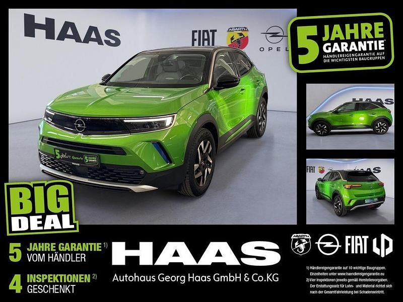 Matcha green/ikone gruen Gebraucht 2022 Opel Mokka Elegance SUV | 16.980 € (Fairer Preis) - Bild 1/4