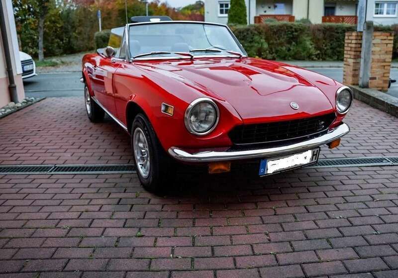 Rot Gebraucht 1978 Fiat 124 Spider Cabrio | 17.000 € - Bild 1/4