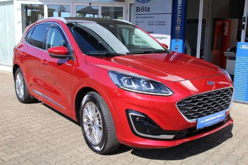 Lucid rot metallic Gebraucht 2021 Ford Kuga Vignale SUV | 26.550 € (Fairer Preis) - Bild 1/4