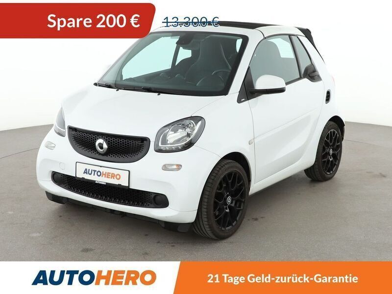 Weiß Gebraucht 2017 Smart ForTwo Cabrio Prime Cabrio | 13.100 € (Etwas zu teuer) - Bild 1/3