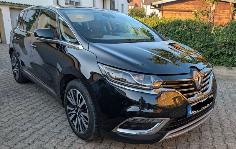 Schwarz Gebraucht 2017 Renault Espace Initiale Paris Van / Kleinbus | 12.800 € (Etwas zu teuer) - Bild 1/4