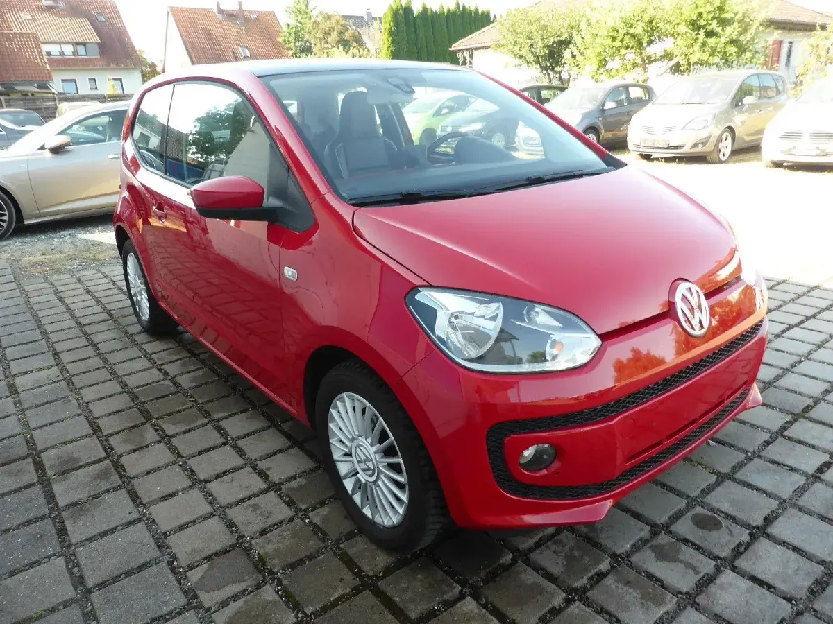 Gebraucht VW up! high up! 75 PS (55 kW) 2012 Rot Kleinwagen