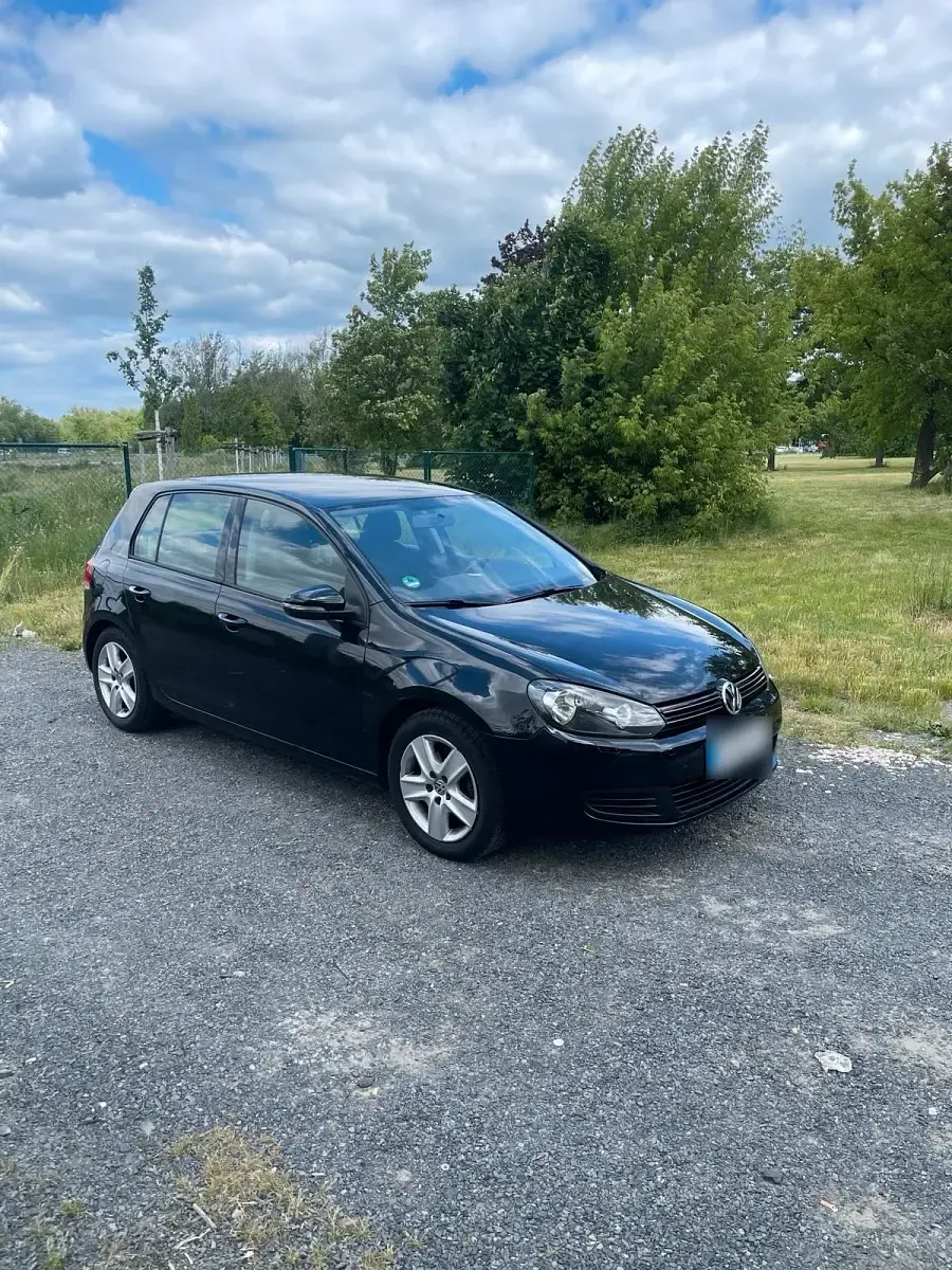 Gebraucht VW Golf VI 122 PS (89 kW) 2009 Schwarz Kleinwagen