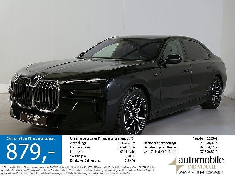Schwarz Gebraucht 2024 BMW 740 M Sport Limousine | 89.539 € (Teuer) - Bild 1/4