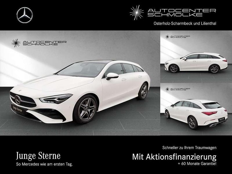 Unilack polarweiß Gebraucht 2024 Mercedes CLA200 Shooting Brake Advanced Plus Kombi | 34.878 € - Bild 1/4