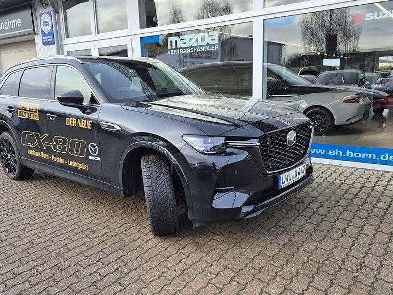 Schwarz Gebraucht 2024 Mazda CX-80 SUV | 62.490 € (Teuer) - Bild 1/4