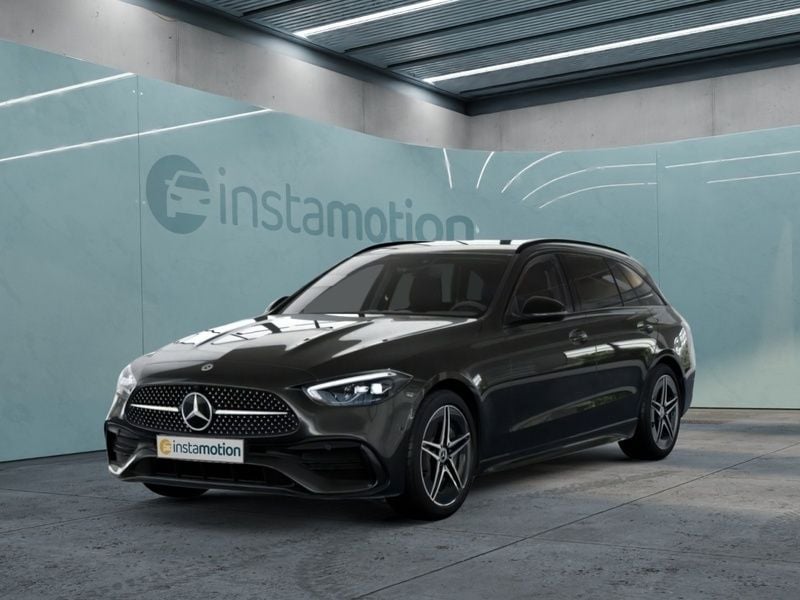 Grau Gebraucht 2024 Mercedes C220 AMG Kombi | 45.785 € - Bild 1/3