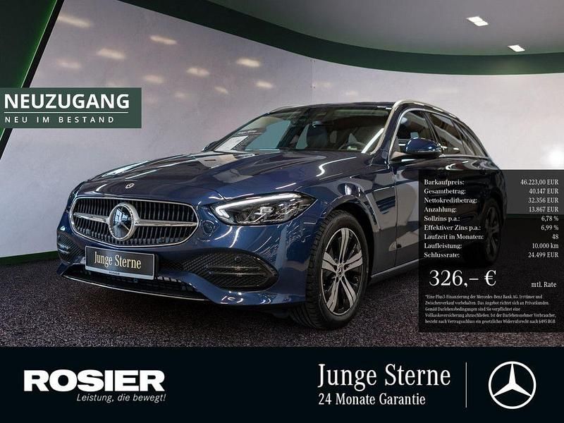 Gebraucht Mercedes C220 Advanced 197 PS (144 kW) 2025 Blau / sodalithblau Kombi