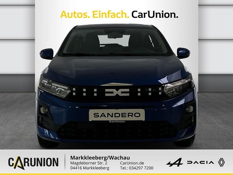 Neu Dacia Sandero Expression 101 PS (74 kW) 2026 Ironblau metallic Limousine