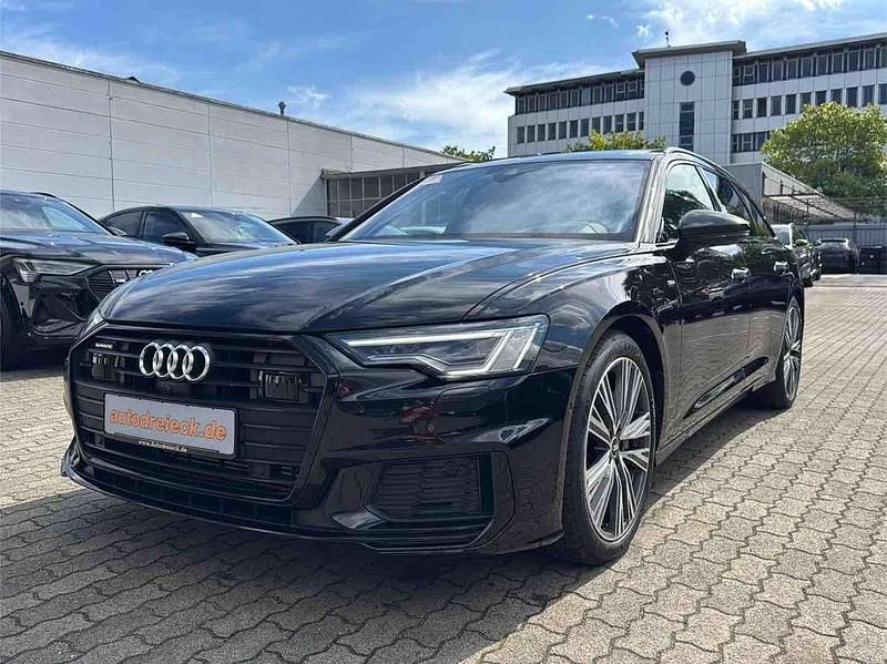 Mythosschwarz metallic Gebraucht 2021 Audi A6 S-Line Kombi | 38.950 € (Fairer Preis) - Bild 1/2