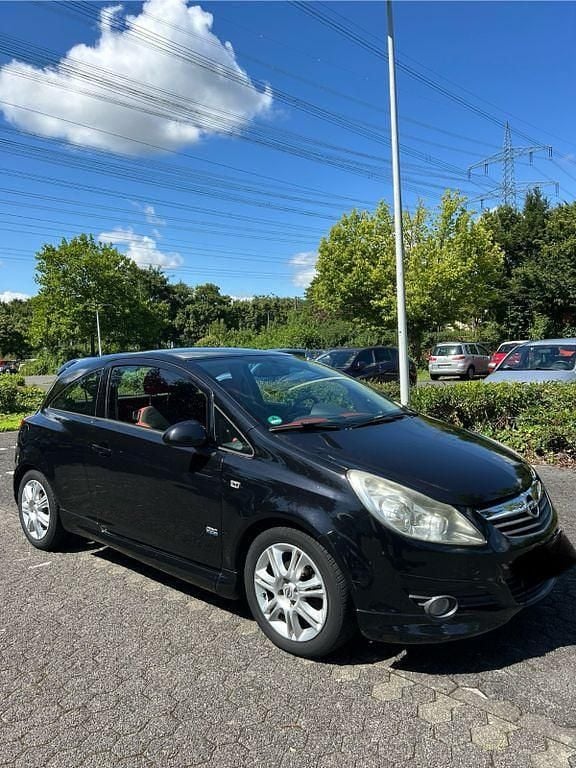 Schwarz Gebraucht 2008 Opel Corsa Limousine | 2.990 € (Guter Preis) - Bild 1/4