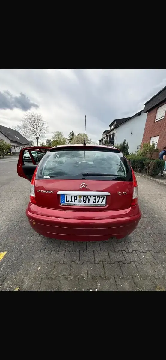 Gebraucht Citroën C3 77 PS (56 kW) 2008 Rot Kleinwagen