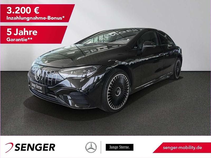 Schwarz Gebraucht 2022 Mercedes EQE AMG 43 AMG Limousine | 55.980 € (Teuer) - Bild 1/4