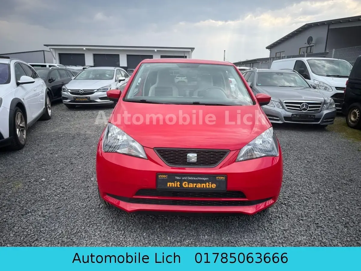Używany Seat Mii Style 75 KM (55 kW) 2013 Czerwony Hatchback