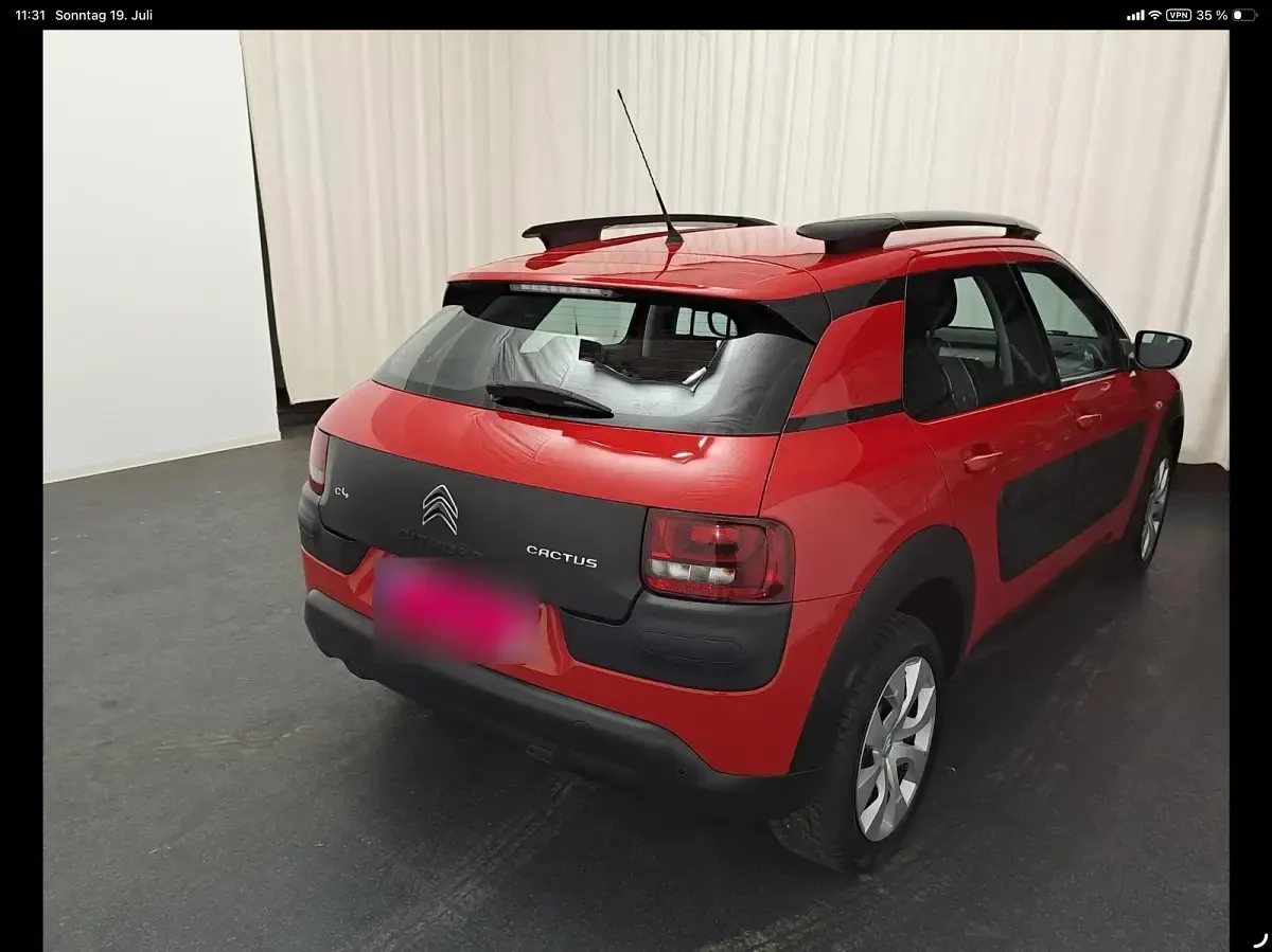 Gebraucht Citroën C4 Cactus Feel 82 PS (60 kW) 2015 Rot Kleinwagen
