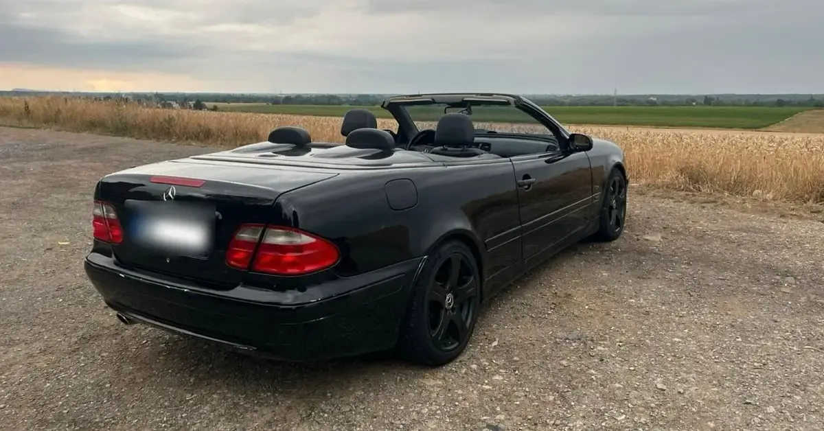 Gebraucht Mercedes CLK320 218 PS (160 kW) 2000 Schwarz Cabrio