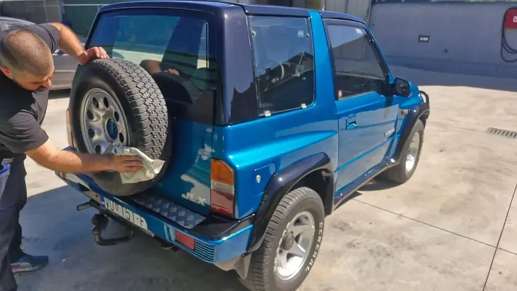 Gebraucht Suzuki Vitara 97 PS (71 kW) 1990 Schwarz Cabrio