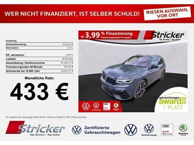 Grau (delfingrau metallic) Gebraucht 2021 VW Tiguan Style SUV | 38.948 € (Superpreis) - Bild 1/4