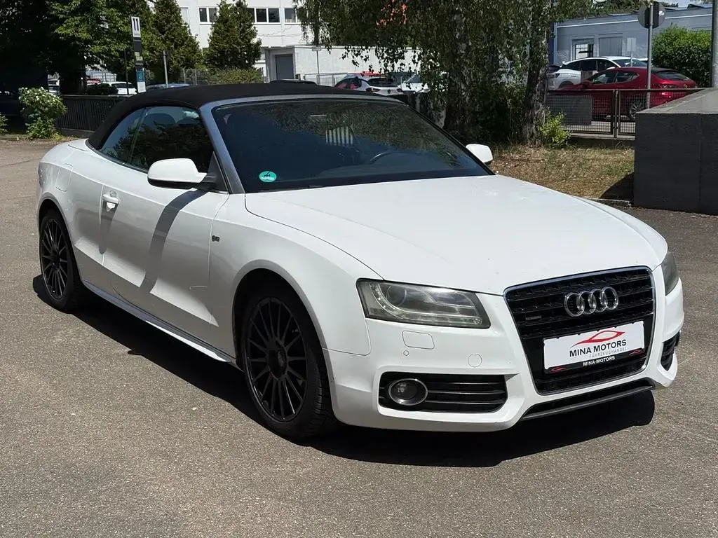 Gebraucht Audi A5 Cabriolet S-Line 239 PS (175 kW) 2011 Weiß Cabrio