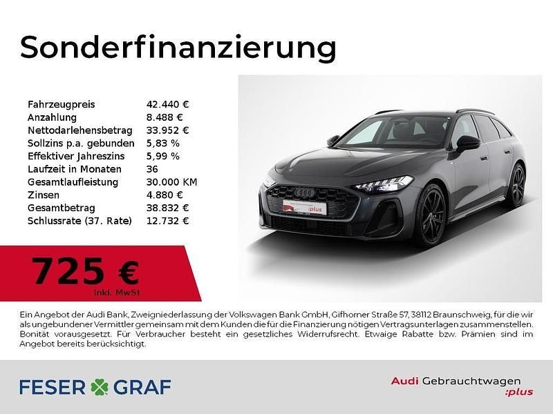 Daytonagrau perleffekt Gebraucht 2025 Audi A5 Ambiente Kombi | 42.440 € - Bild 1/4