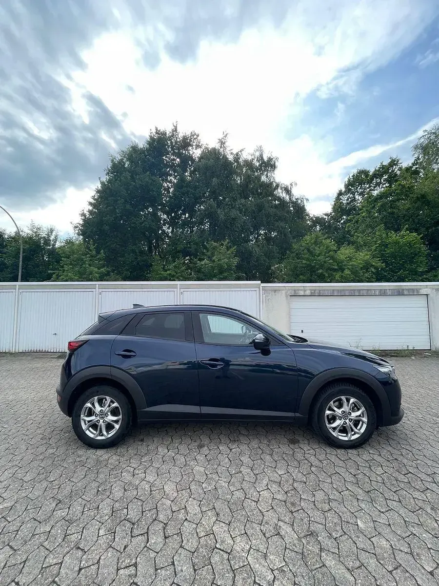 Gebraucht Mazda CX-3 Exclusive-Line 121 PS (88 kW) 2018 Blau SUV