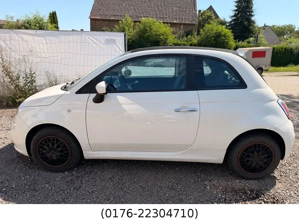 Gebraucht Fiat 500C Lounge 69 PS (50 kW) 2014 Weiß Cabrio