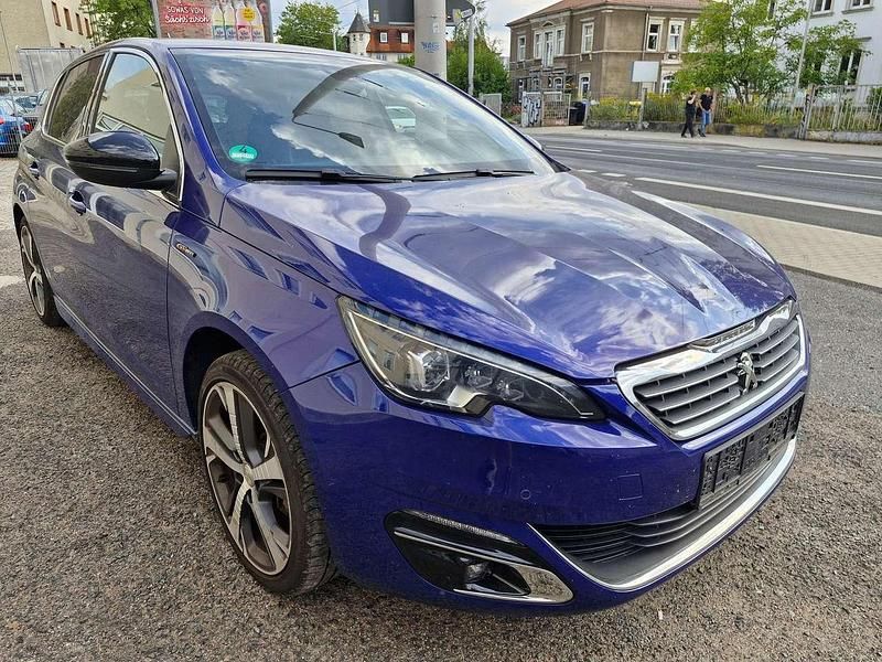 Blau Gebraucht 2016 Peugeot 308 GT-line Limousine | 7.700 € (Fairer Preis) - Bild 1/4