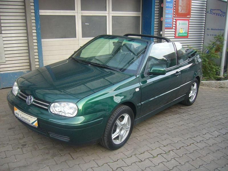 Gebraucht VW Golf Cabriolet 116 PS (85 kW) 2002 Grün Cabrio