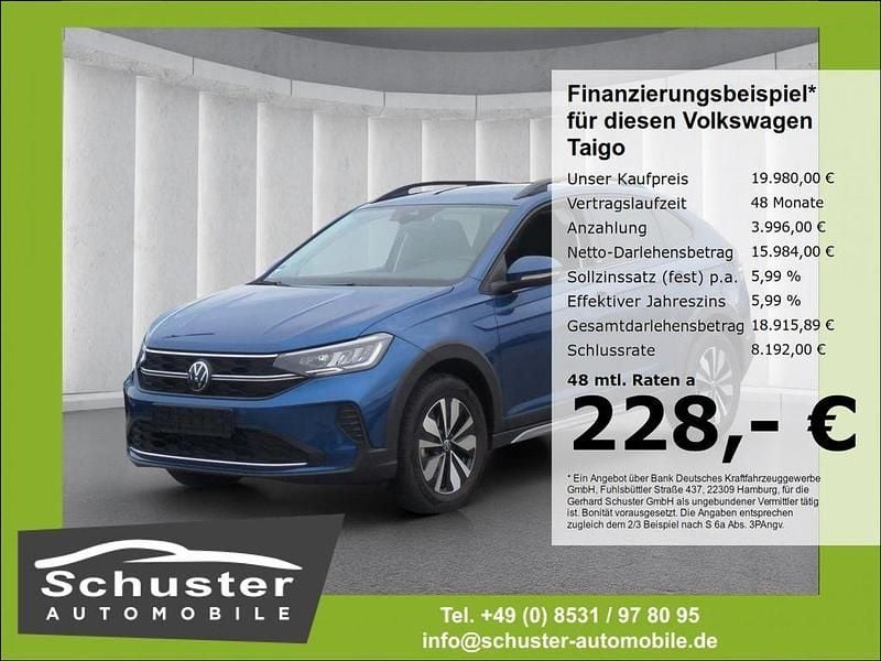 Blau Gebraucht 2024 VW Taigo R SUV | 19.980 € (Guter Preis) - Bild 1/4