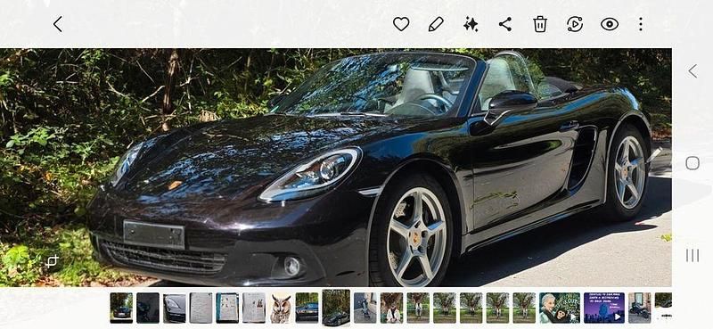 Schwarz Gebraucht 2024 Porsche 718 Boxster Cabrio | 69.500 € (Fairer Preis) - Bild 1/4