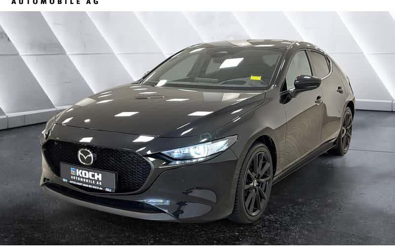 Schwarz Gebraucht 2024 Mazda 3 Exclusive-Line Limousine | 26.990 € (Fairer Preis) - Bild 1/4