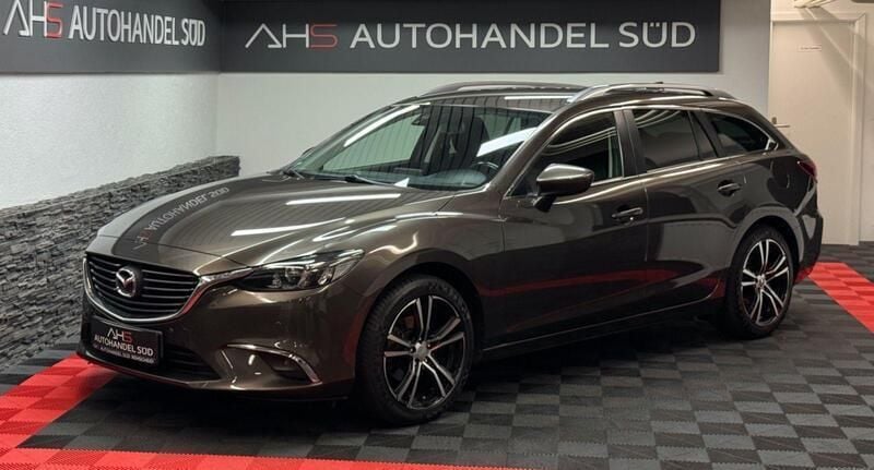 Braun Gebraucht 2015 Mazda 6 Exclusive-Line Kombi | 12.800 € (Fairer Preis) - Bild 1/4