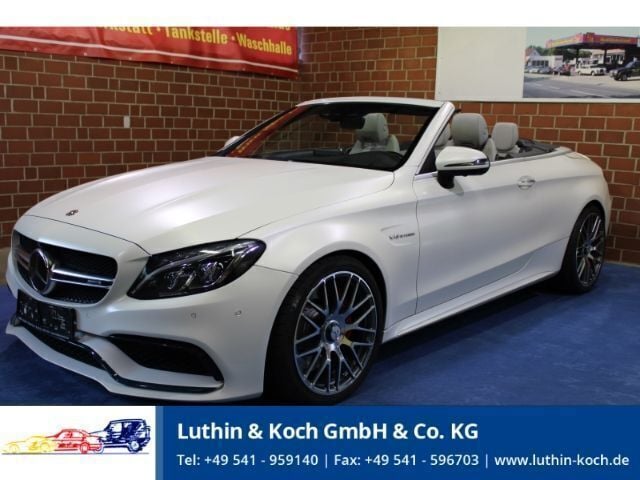 Designomagnokaschmirweiss la Gebraucht 2018 Mercedes C63 AMG AMG Cabrio | 53.800 € (Fairer Preis) - Bild 1/4