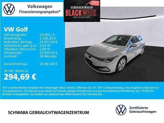 Weiß Gebraucht 2021 VW Golf VIII Style Limousine | 23.395 € (Fairer Preis) - Bild 1/4