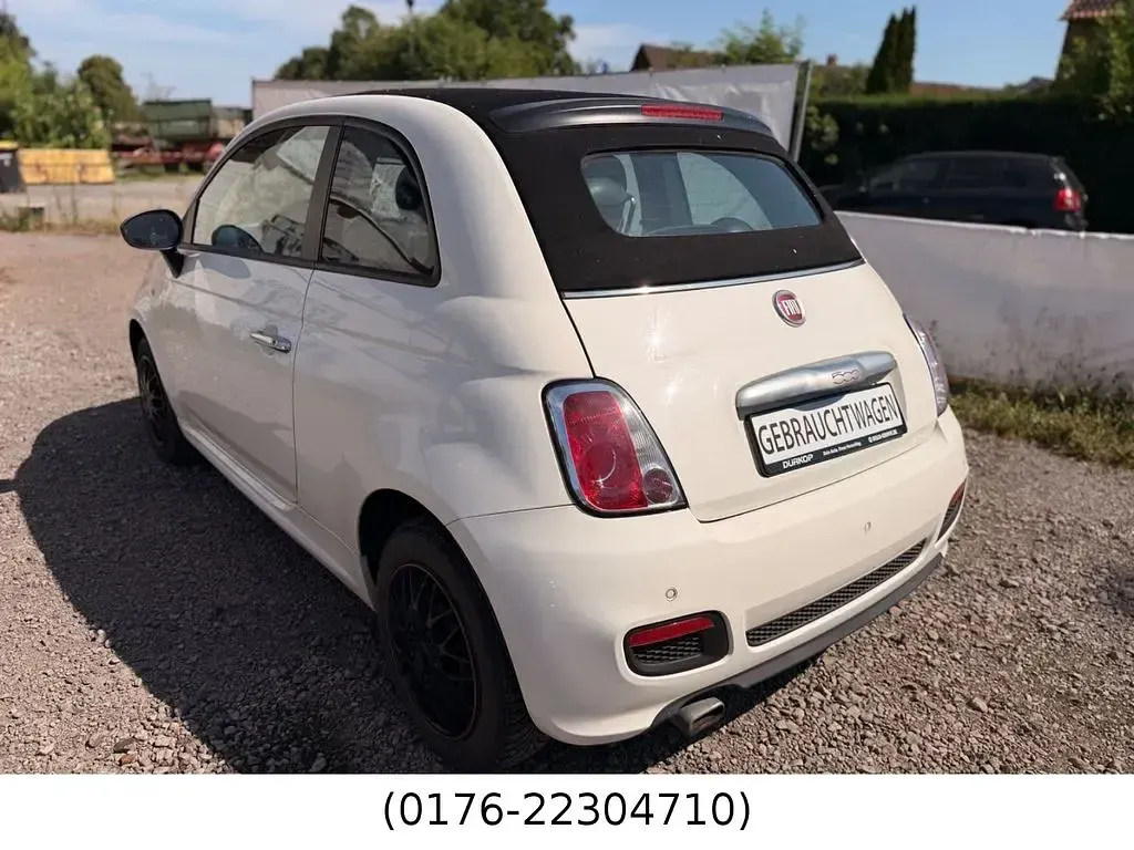 Gebraucht Fiat 500C Lounge 69 PS (50 kW) 2014 Weiß Cabrio