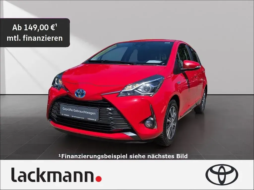 Brugt Toyota Yaris Hybrid Club 101 HK (74 kW) 2018 Hatchback