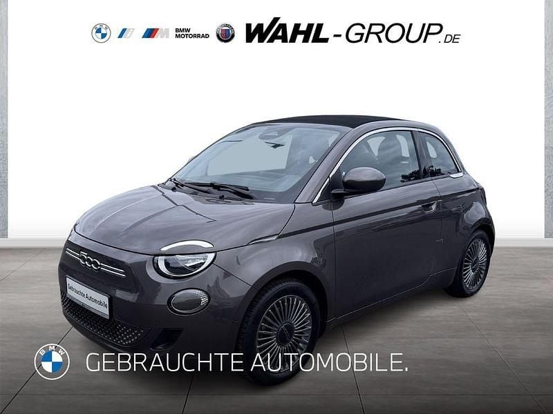 Grau Gebraucht 2021 Fiat 500e Icon Cabrio | 16.790 € (Guter Preis) - Bild 1/4